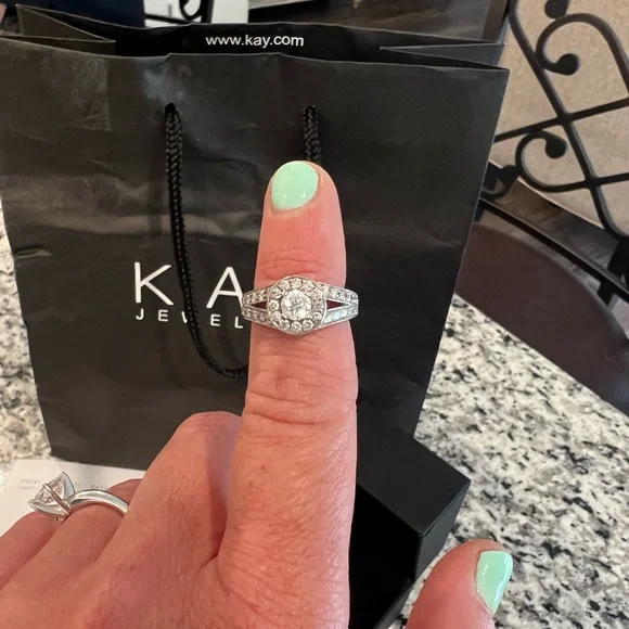 Carat TW diamond engagement